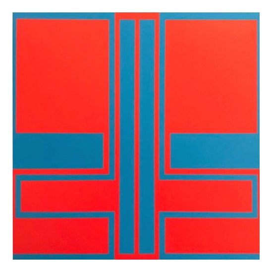 Willy Müller-Brittnau, Untitled, 1966, Silkscreen, Cardboard For Sale