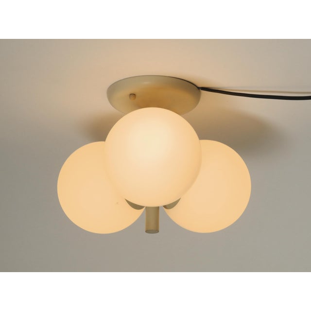 Space Age Metal Ceiling Lamp from Kaiser-Leuchten, 1960s For Sale - Image 4 of 18