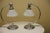 Great pair of Chase table lamps with vintage Vaseline glass shades. Lamps are amazing looking. Newly rewired with new...