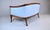French Directoire Style Sofa, Hand Carved Cherry, Light Blue For Sale - Image 11 of 18