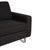 Modern Conseta Fabric Chrome Three-Seater Anthracite Sofa from COR For Sale - Image 3 of 12