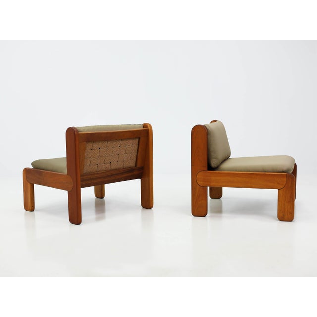 Campone Chairs in Jacaranda by Juerg Bally for Lobby, Switzerland, 1975, Set of 2, in Very Good conditions. Designed 1970...