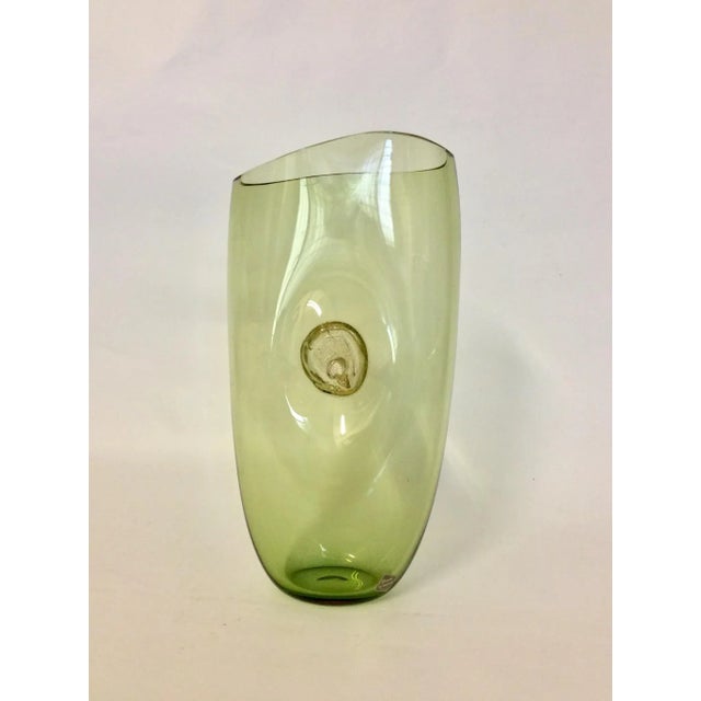 Murano Glass Vase with Gold Leaf Applications by Simone Cenedese, 1980s For Sale - Image 10 of 10