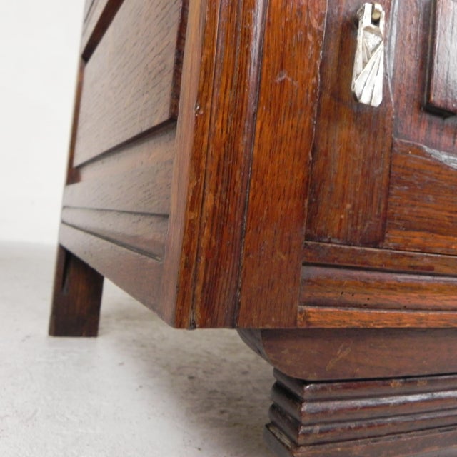 Art Deco Bedside Table with Marble Top, 1930s For Sale - Image 13 of 18