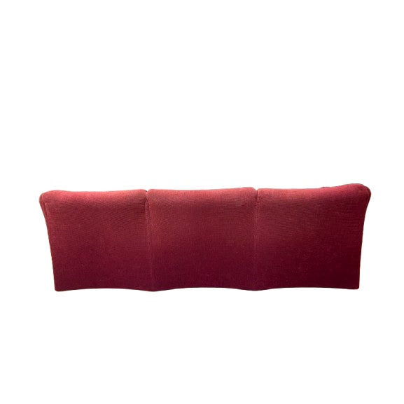 Mid-Century Modern Mario Bellini for Cassina Model 685 Three-Seat Sofa (1993) With Original Sell Sheets For Sale - Image 3 of 9