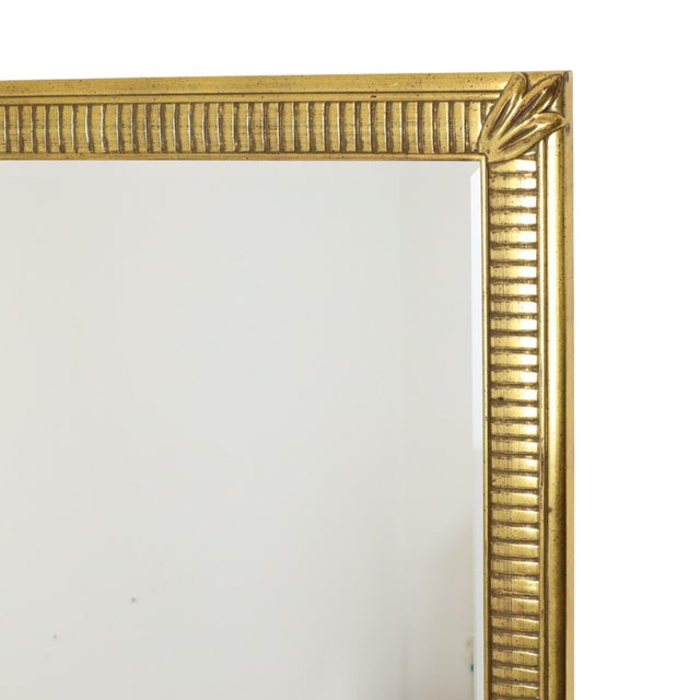 1980s Hollywood Regency Bevelled Gold Mirror from Deknudt, 1970s For Sale - Image 5 of 18