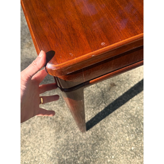 1940s 1940s Directorie Style Mahogany Writing Desk by CMC Sloane Master Desk For Sale - Image 5 of 8