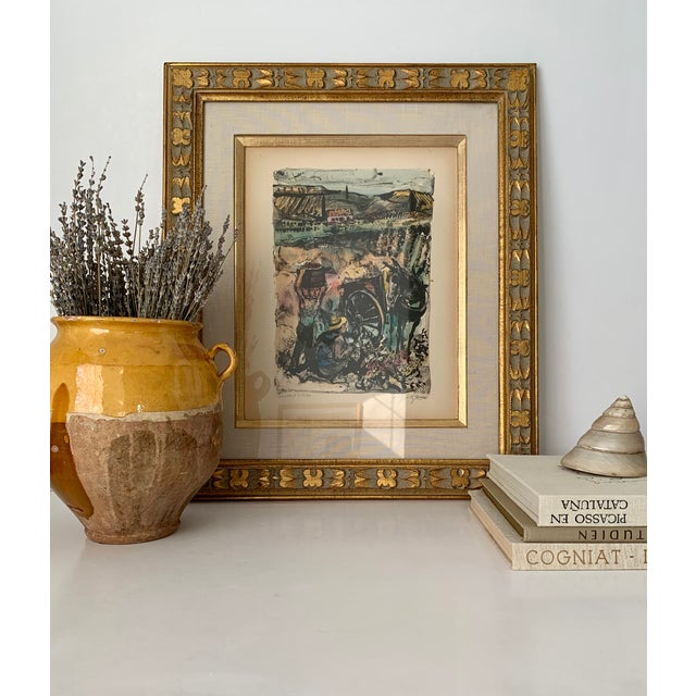 Mid-Century Modern 1960's Original Artist's Proof Lithograph by Walter Spitzer For Sale - Image 3 of 12