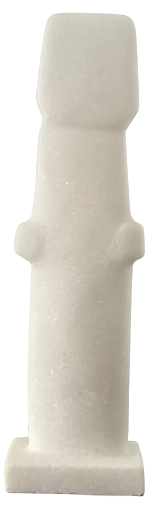 Prota Laos Naxian Marble Shelf Sculpture by Tom von Kaenel