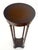 Wood Baker Dark Mahogany 13" Round Neoclassical Pedestal Plant Lamp Stand Table MINT For Sale - Image 7 of 13