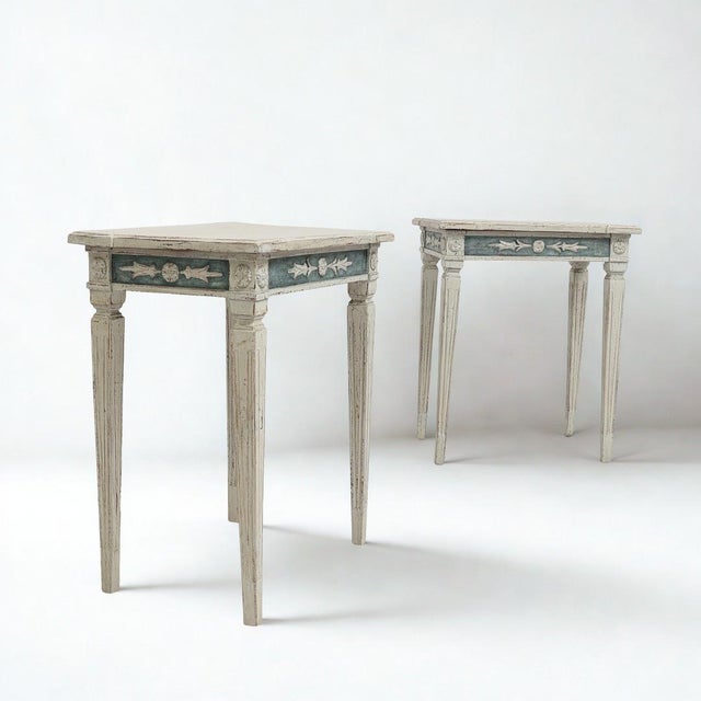 Sengustavian Twin Consoles, 1890, Set of 2 For Sale - Image 6 of 6