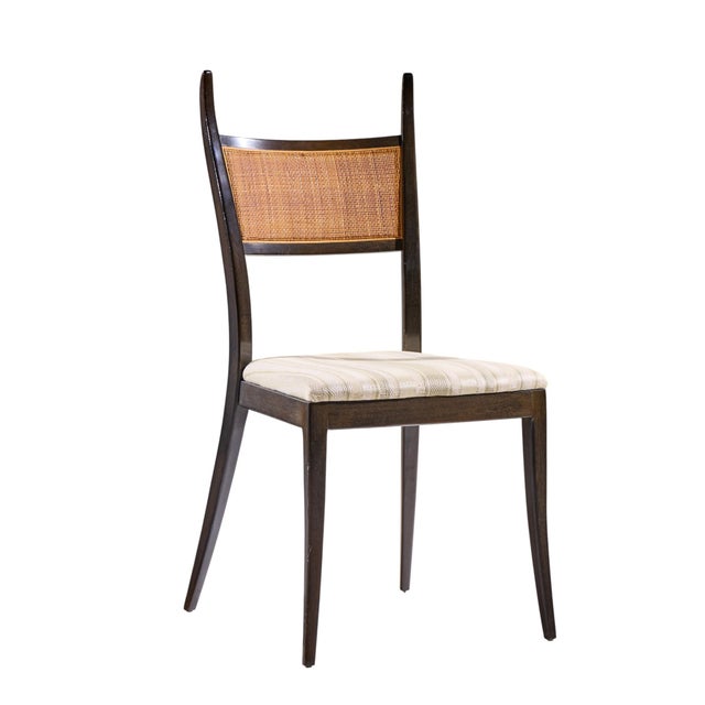 Mid 20th Century Harvey Probber Gazelle Mid Century Ebonized Mahogany Dining Chairs - Set of 6 For Sale - Image 5 of 11