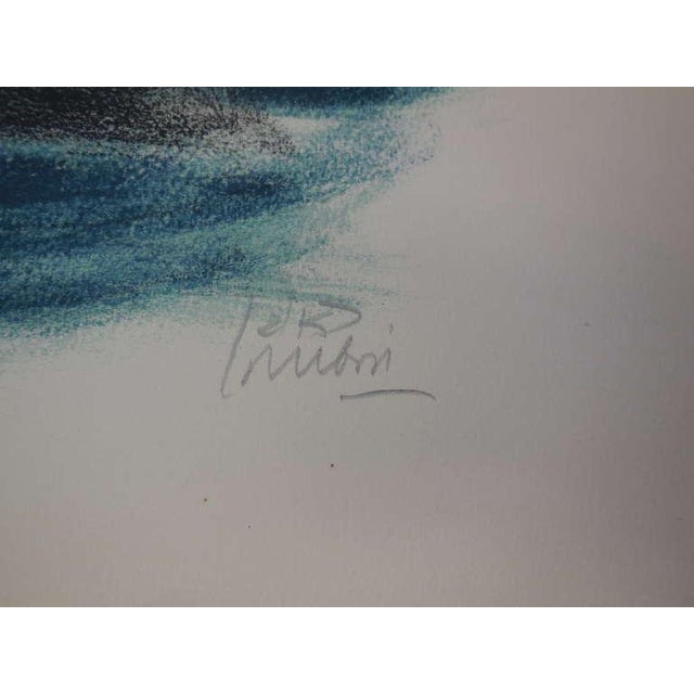 Contemporary Reuven Rubin, Large Israeli Bible Lithograph, King David by Reuven Rubin Hand Signed, 1972 For Sale - Image 3 of 5