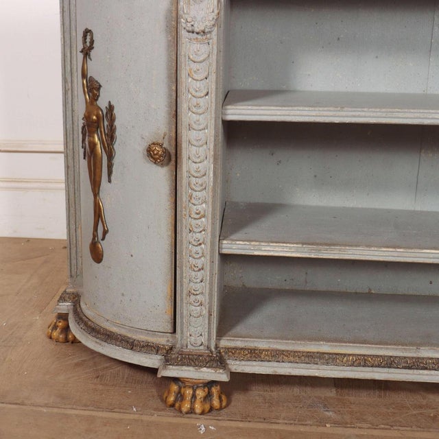 French Marble Top Sideboard, 1890s For Sale - Image 3 of 13
