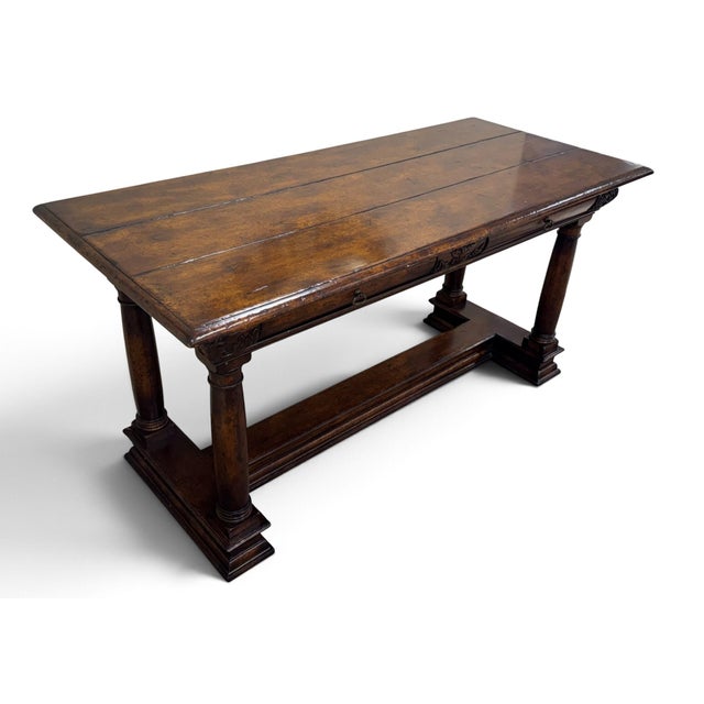 John-Richard John Richard European Crossroads Console Table or Kitchen Island For Sale - Image 4 of 16