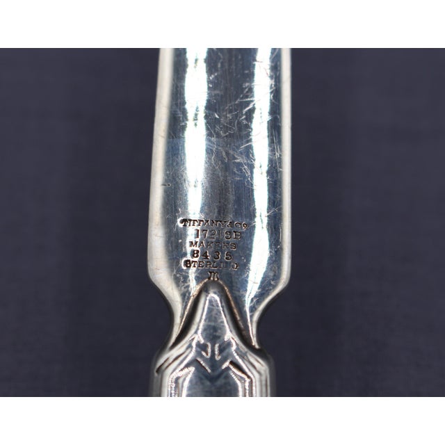 1947-55 Tiffany & Co. Sterling Silver Deco-Art Moderne Letter Opener For Sale - Image 9 of 9