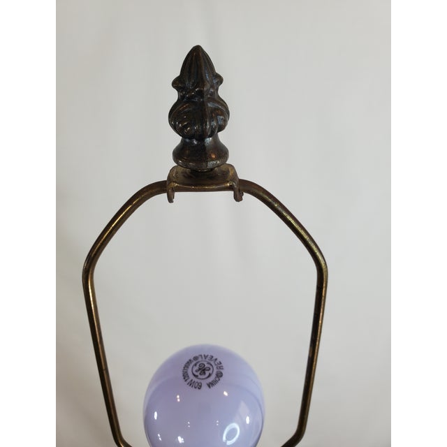 Frederick Cooper 1950s Asian Regency Brass and Marble Floor Lamp by Frederick Cooper For Sale - Image 4 of 12