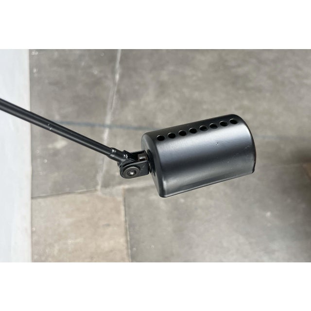 Metal Vintage Italian Black Daphinette Classic Wall Lamp by Tommaso Cimini for Lumina, 1980s For Sale - Image 7 of 18