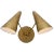 Clemente Double Sconce in Hand-Rubbed Antique Brass Designer: AERIN Height: 10.75" Extension: 11.75" Backplate: 5" Round...