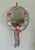 Murano C.1950s Vintage Italian Venetian Hand-Blown Pink Floral Murano Glass Hand Mirror For Sale - Image 4 of 9
