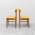 Brown Yellow Wooden and Fabric Chairs, 1960s, Set of 2 For Sale - Image 8 of 12