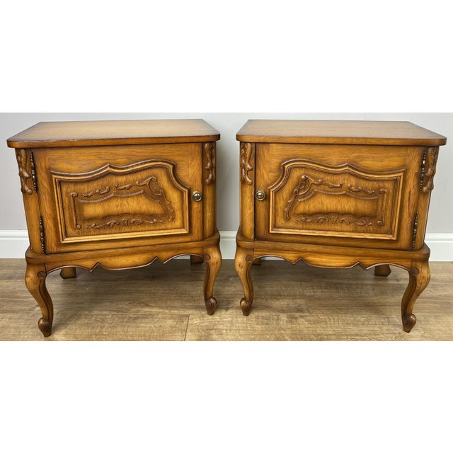 Vintage French Louis XVI Nightstands, Set of 2 For Sale - Image 11 of 11