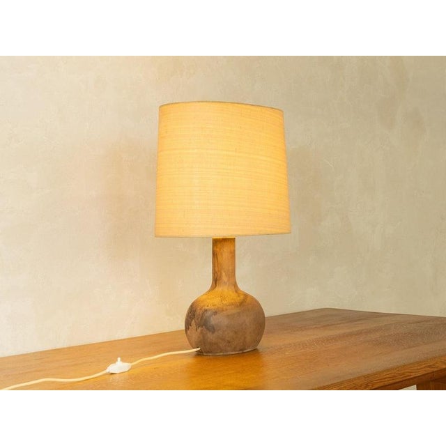 Table Lamp with Ceramic Base, 1970s For Sale - Image 3 of 10