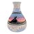 Vintage Signed Steve Navajo Southwestern Desert Sunset Pottery Vase For Sale