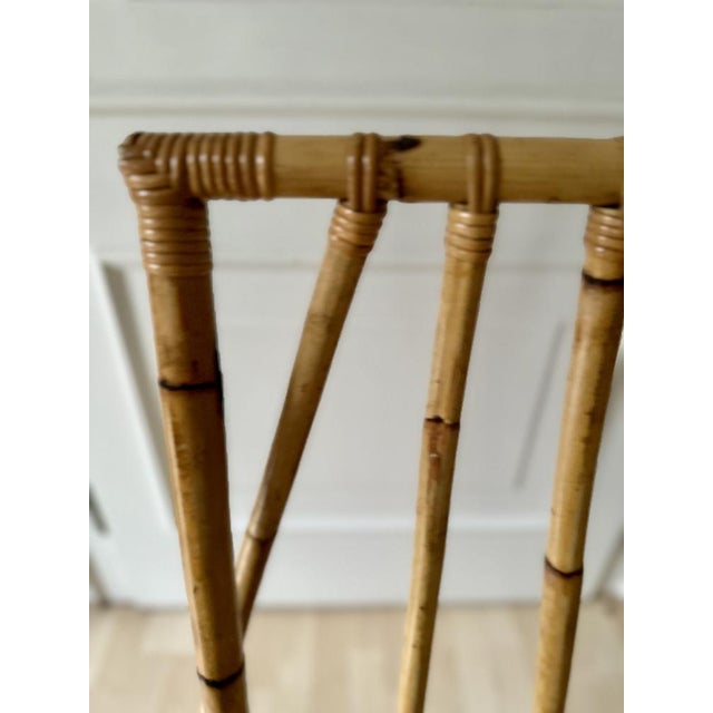 Vintage Italian Rattan Chair, 1960s For Sale - Image 10 of 18