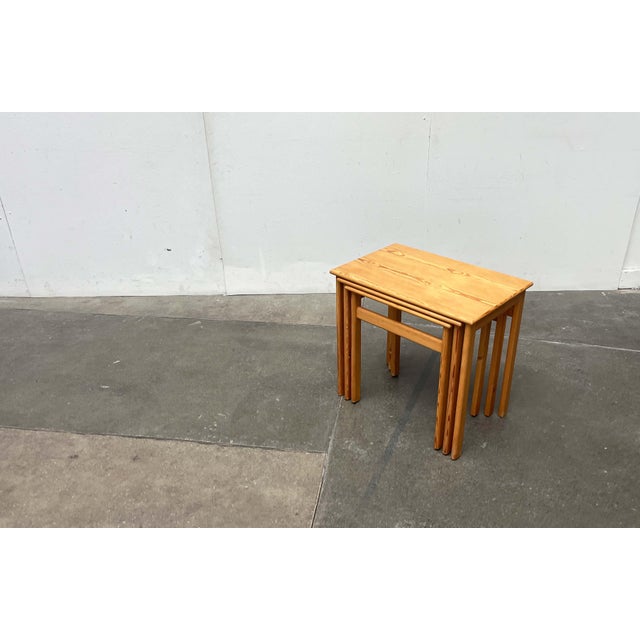 Mid-Century Modern Coffee Table by Ilmari Lappalainen for Asko, 1960s, Set of 3 For Sale - Image 18 of 18