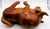 Large Vintage Mid-Century Modern Hand Carved Wood Bull Sculpture For Sale - Image 11 of 11