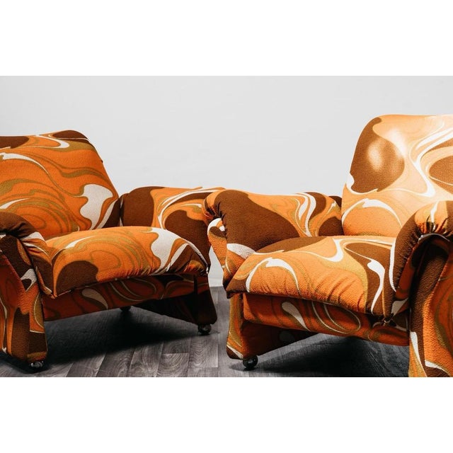 Ionica Armchairs by Guarnacci, Padovano and Vagnoni, 1970s, Set of 2 For Sale - Image 4 of 17