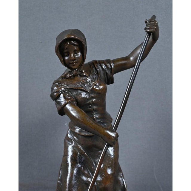 Grisard, The Haymaker, 1930, Bronze For Sale - Image 9 of 18