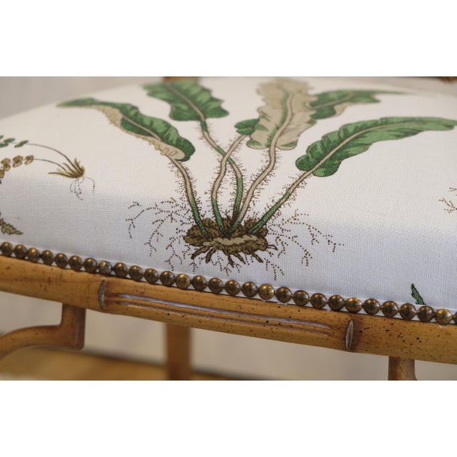 Mid-Century Faux Bamboo Chairs from GP & J Baker, 1970s, Set of 2 For Sale - Image 6 of 8