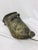 Shabby Chic Antique Brass Slipper For Sale - Image 3 of 7