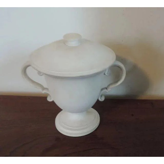 19th Century 1820 Wedgwood Biscuit Porcelain Urn Shape Lemonade Cup For Sale - Image 5 of 11