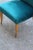 1950s Set of Italian Petrol Green Velvet Lounge Chairs, 1950s For Sale - Image 5 of 9