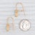 New Nina Nguyen Aquamarine Druzy Drop Earrings 18k Yellow Gold Hook Posts - 2 Pieces For Sale - Image 4 of 4
