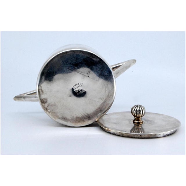 Sugar Bowl in Plain Silver For Sale - Image 5 of 11
