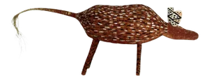 Aboriginal Contemporary Fiber Art Camp Dog