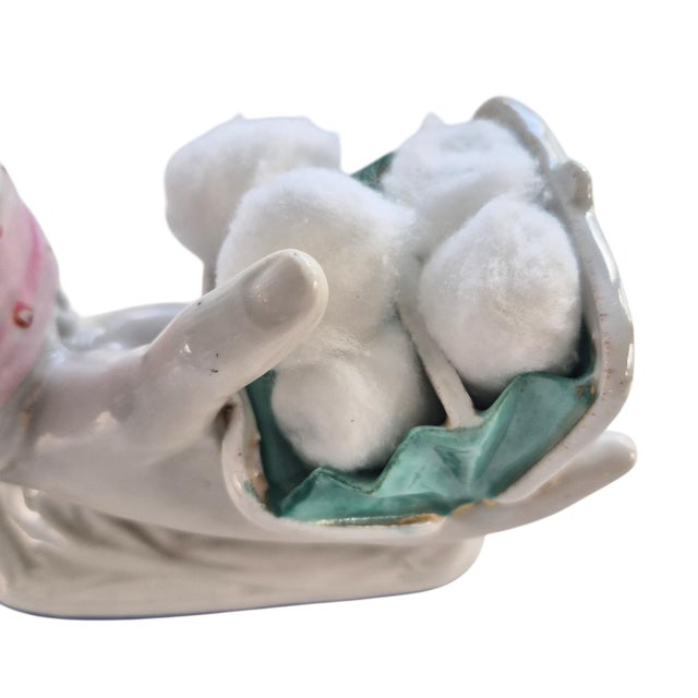 Vintage Porcelain Hand Planter Trinket Dish 1950's Mid Century Ring Holder For Sale - Image 10 of 15