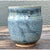 Cerulean Vintage Boho Original Studio Pottery Small Vase For Sale - Image 8 of 9