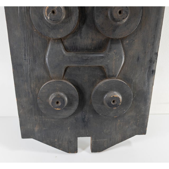 Mid 20th Century Mid-Century Modern Industrial Mold Sculptural Wall Decor For Sale - Image 5 of 12