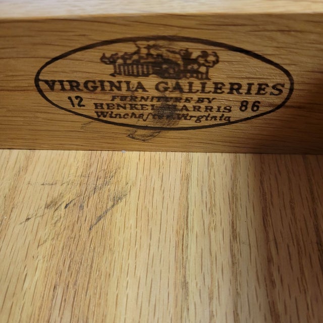 Henkel Harris Mahogany Drop-Leaf Pembroke Side Table For Sale - Image 10 of 10