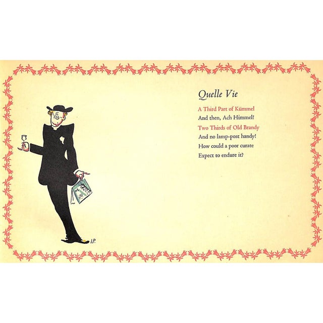 "Pick-Me-Up: Thirteen Drawings in Colour by Ian Fenwick With Thirteen Rhyming Recipes" 1933 Other, A. N. For Sale - Image 14 of 15