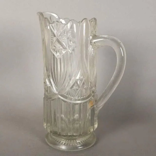 Art Nouveau Crystal Jug, 1900s For Sale - Image 6 of 16