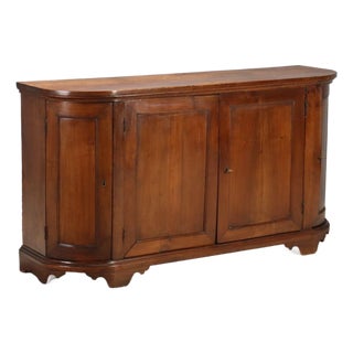 Italian Credenza in Walnut and Fir For Sale
