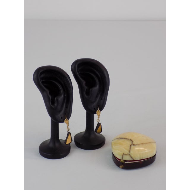 Talosel Earrings by Line Vautrin, 1950s For Sale - Image 6 of 7