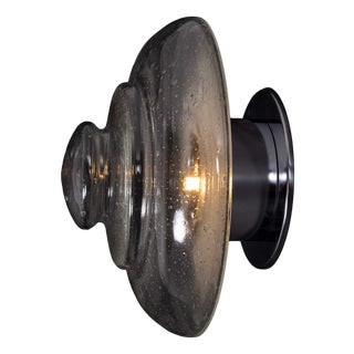 Large Bullicante Glass Wall Lamp, 1950s For Sale