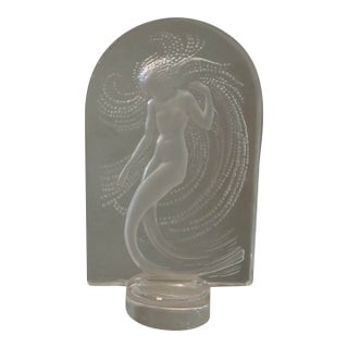 Lalique Crystal Siren Paperweight For Sale